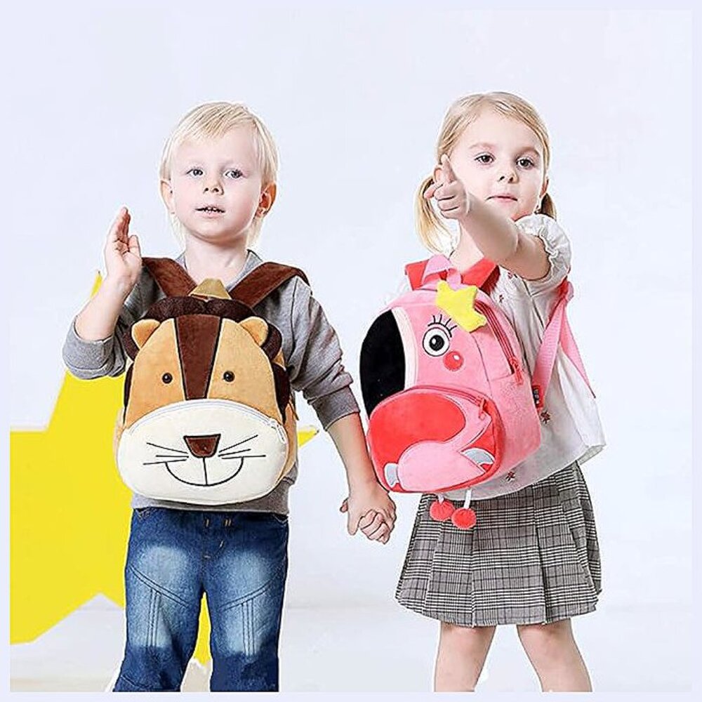 Zoo Animals Backpacks Cute Yellow - Picture 5 of 9